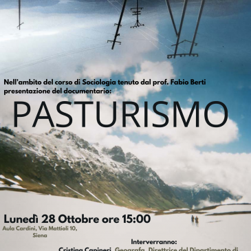 Proiezione di “Pasturismo” il nuovo documentario del collettivo Boschilla